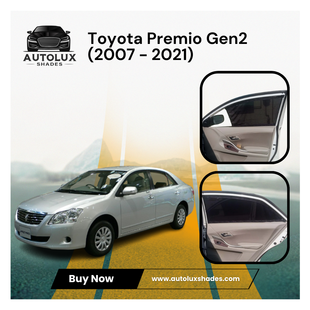 Toyota Premio Gen2 (2007 - 2021) Curtains