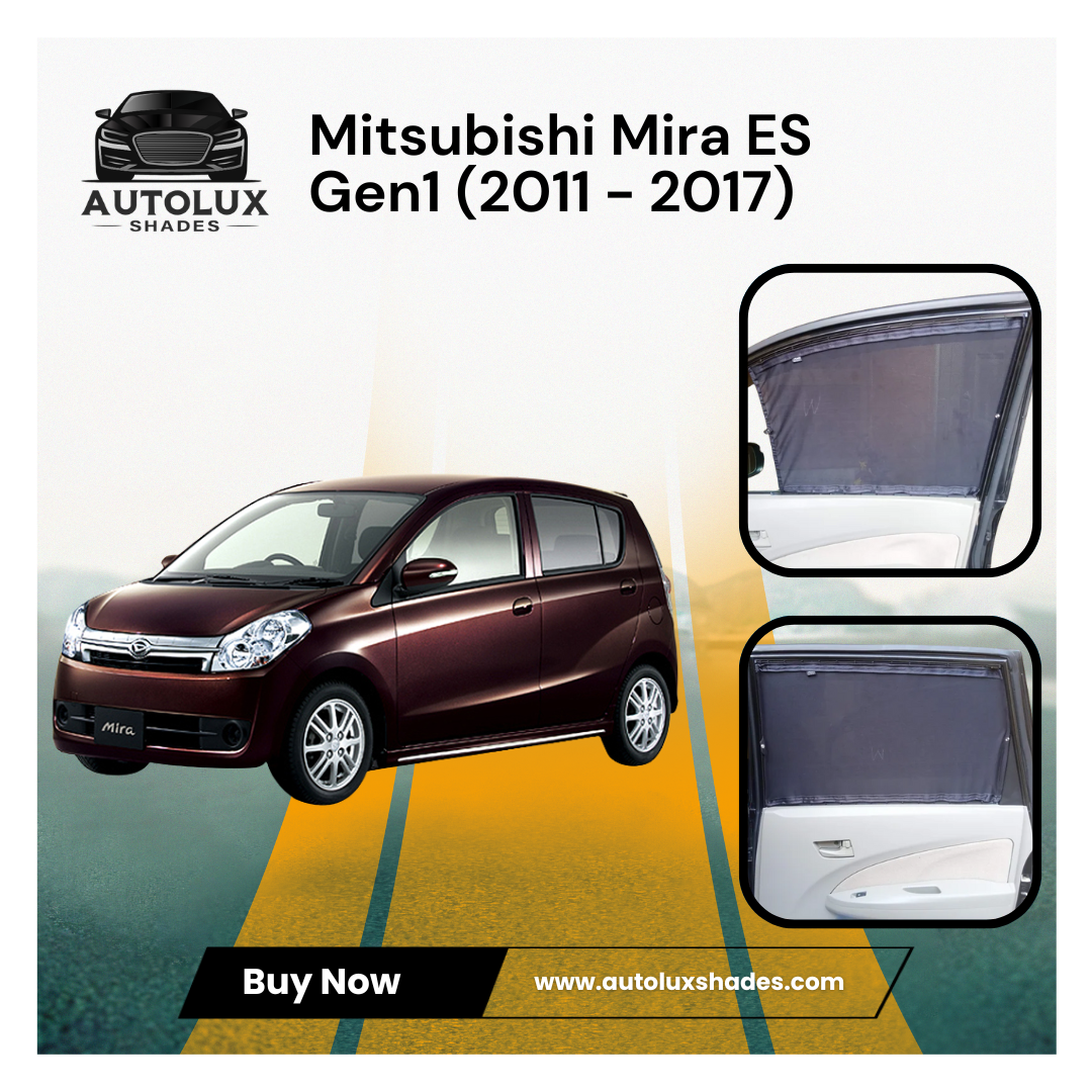 Mitsubishi Mira ES Gen1 (2011 - 2017) Curtains