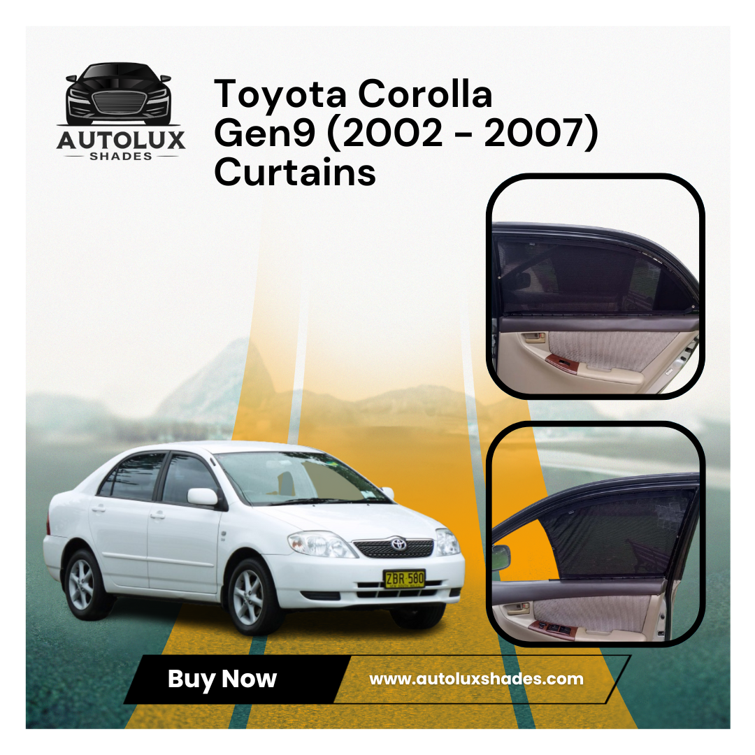 Toyota Corolla Gen9 (2002 – 2007) Curtains